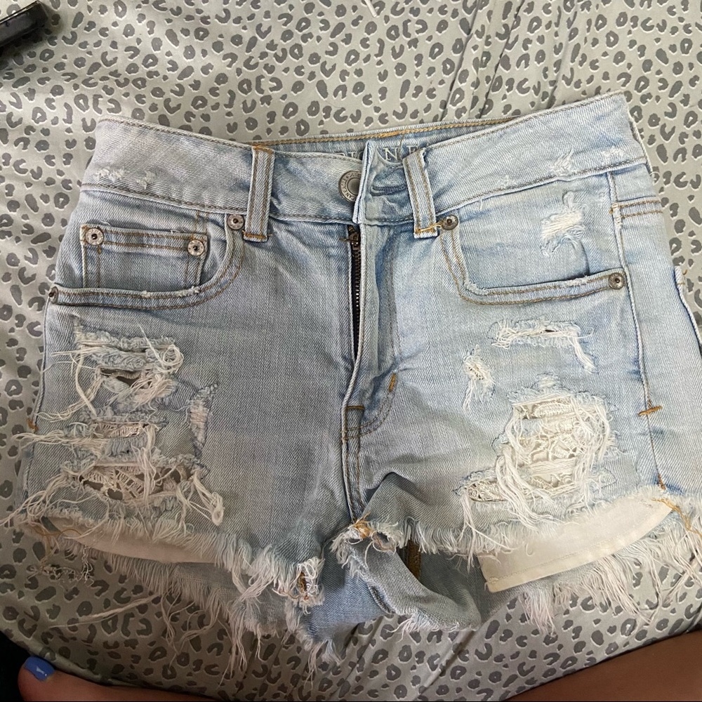 american eagle jean shorts